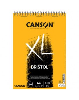 Canson - Bloc XL® Bristol collé petit côté 180g 50F