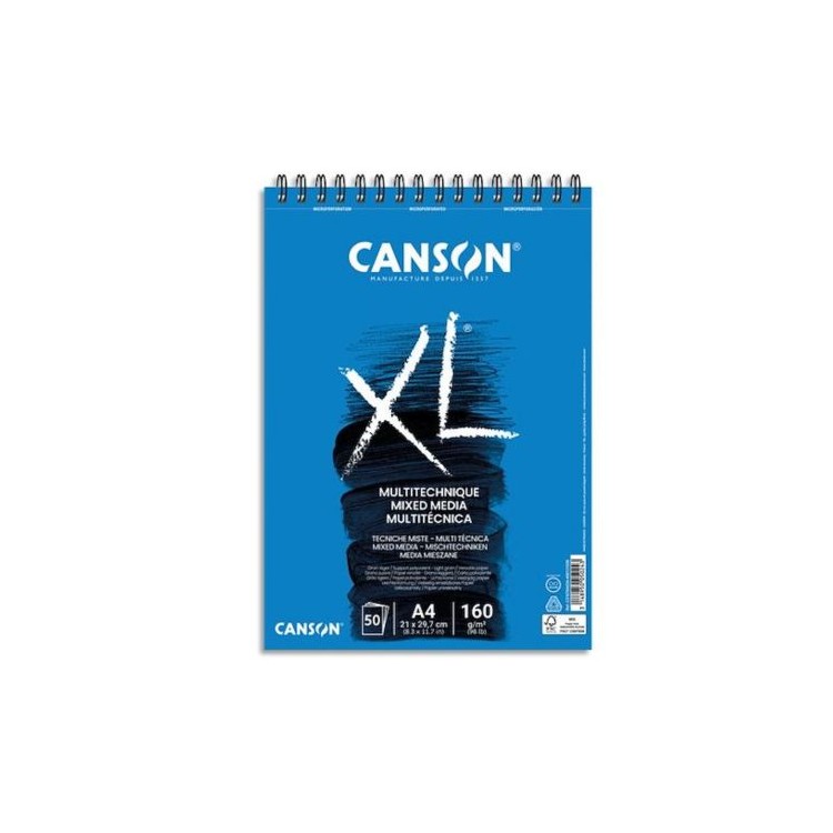 Canson - Bloc XL® Spiralé Mix Media 50F 160g
