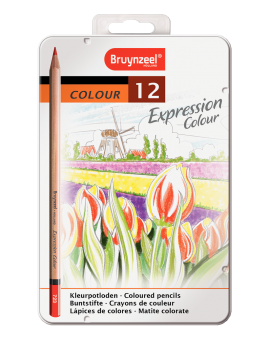 Boite de crayons de Couleurs Bruynzeel Expression