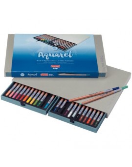 Boite de crayons de couleurs aquarellables -  Bruynzeel