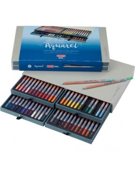 Boite de crayons de couleurs aquarellables -  Bruynzeel