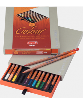 Boite de crayons de couleurs Design - Bruynzeel