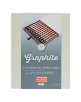 Boîte de 12 Crayons Graphite - Bruynzeel