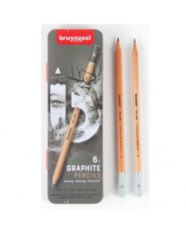 Boite de crayons graphites "Expression" Bruynzeel